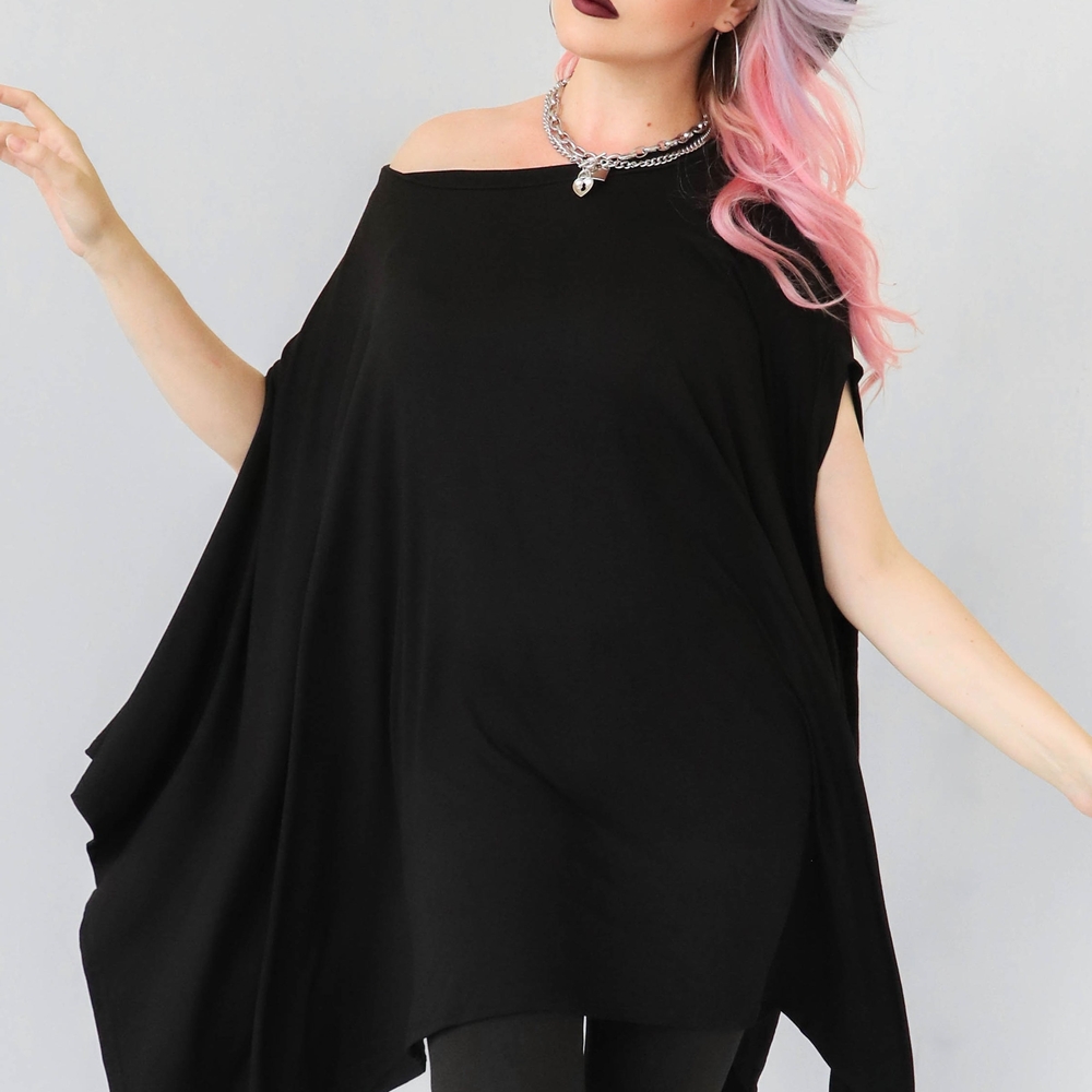 Foxblood Rhiannon Flowing Oversized Tunic Top